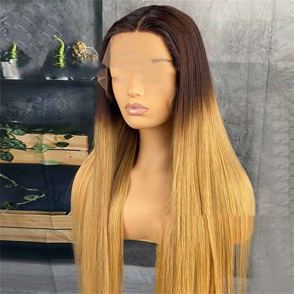 Gradient Real Human Hair Wig - JWHL FASHION
