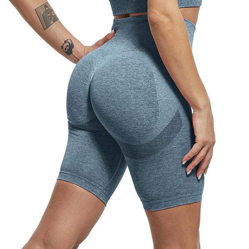 Quick-Drying Clothes Running Fitness Five-Point Leggings - JWHL FASHION