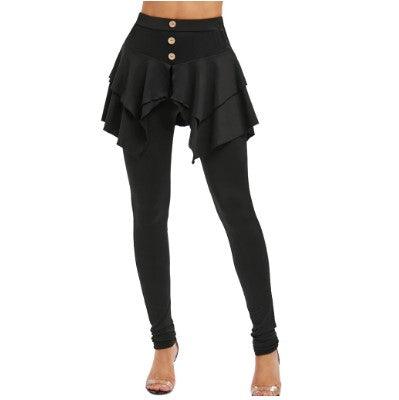 Tiered Ruffle Skirted Legging - JWHL FASHION