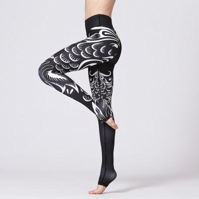 Printed Yoga Pants - JWHL FASHION