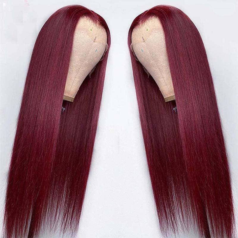 Front Lace Smooth Human Hair Wig - JWHL FASHION