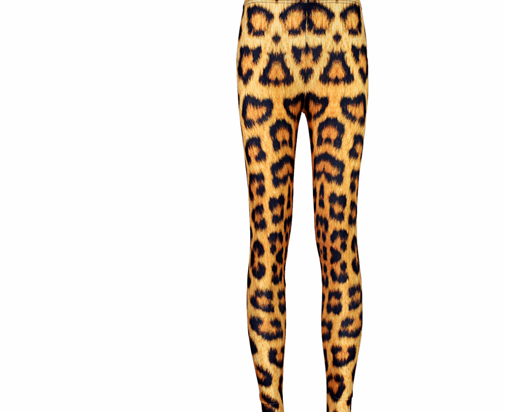 Digital Print Sexy Leopard Skinny Leggings