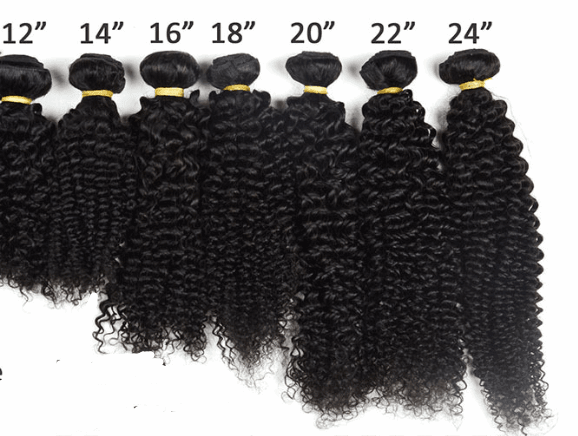 Brazilian kinky curly wave real hair 3 bundles mix