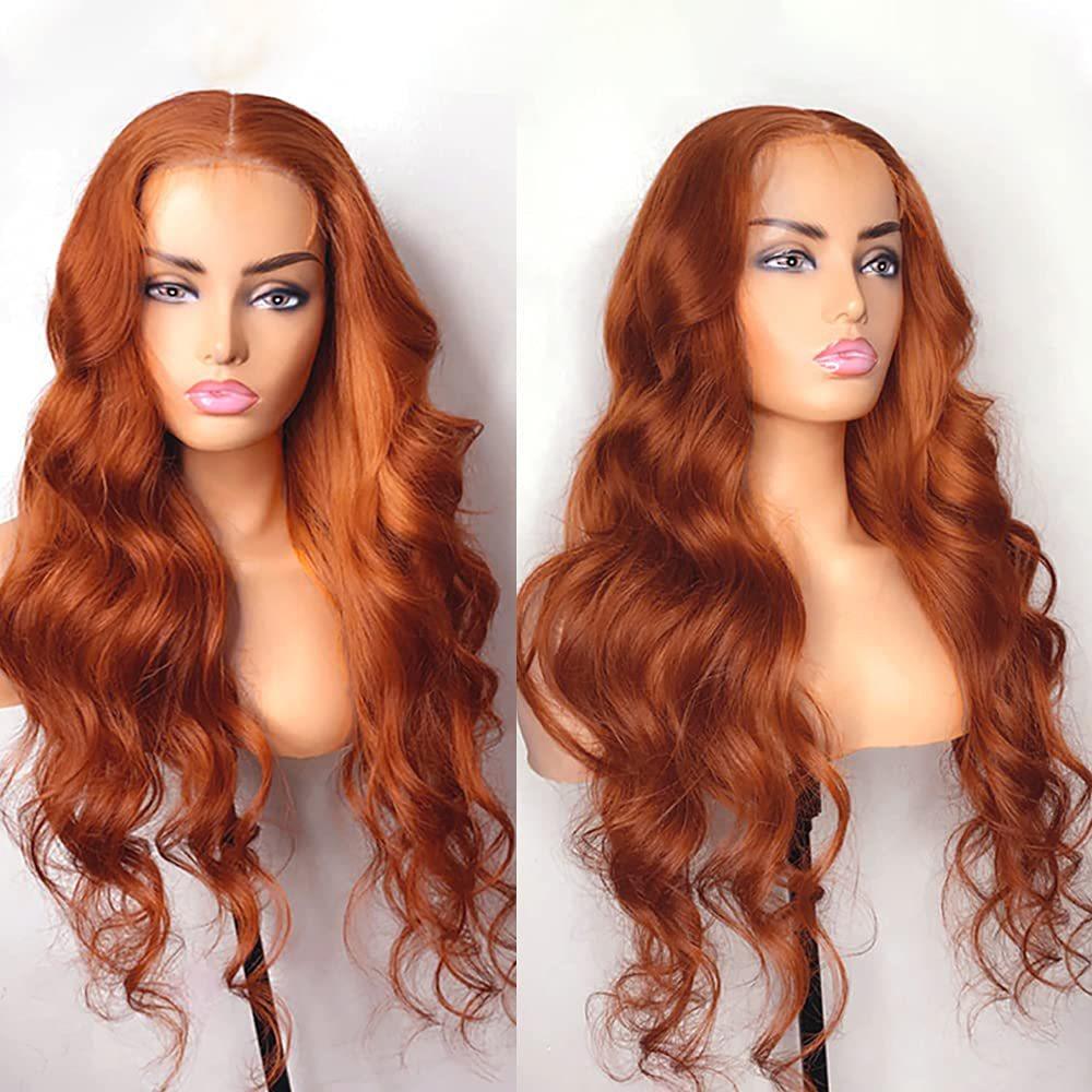 Medium Gradient Color Large Wave Synthetic Wig - JWHL FASHION