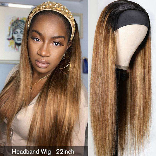 Headscarf Straight Hair Chemical Fiber Wig - JWHL FASHION