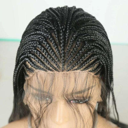 34. Long Curly Hair Braided Wig