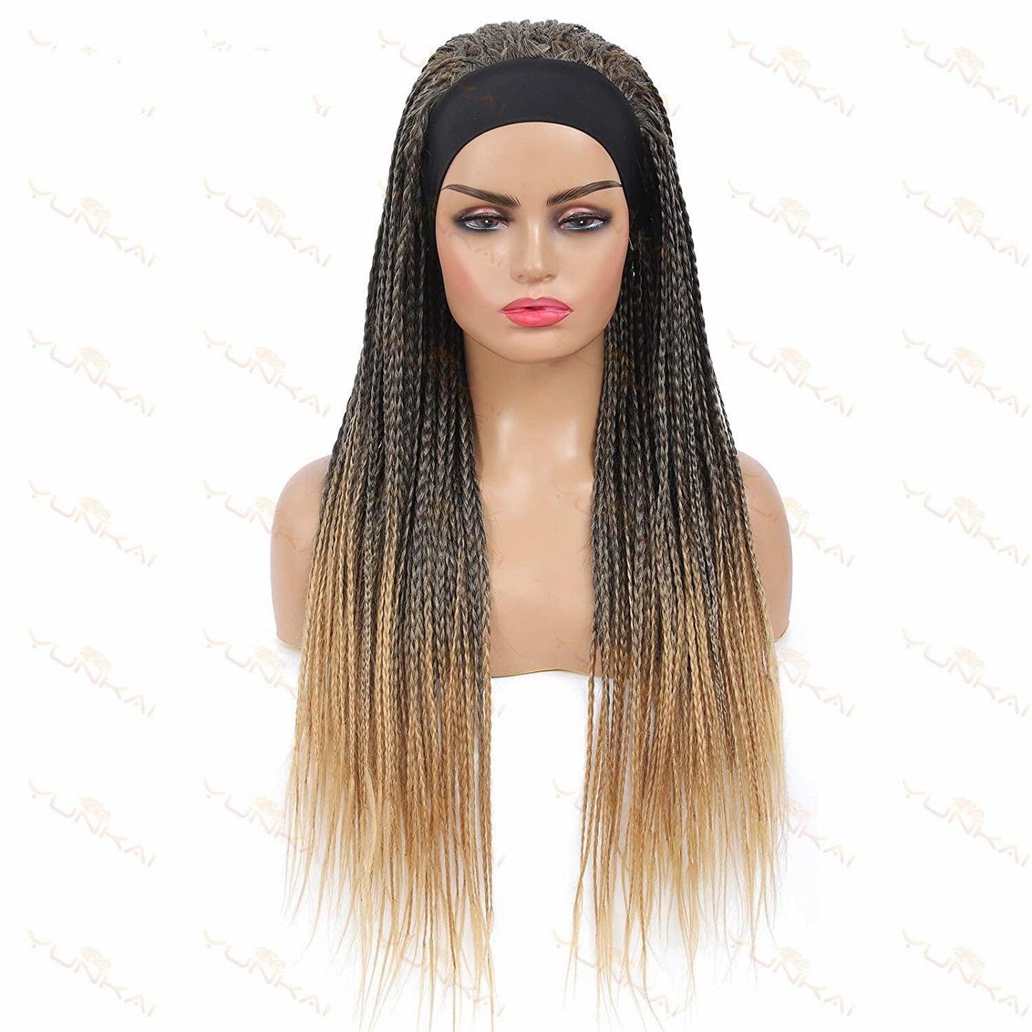 Three-strand Braids Headscarf Wig - JWHL FASHION