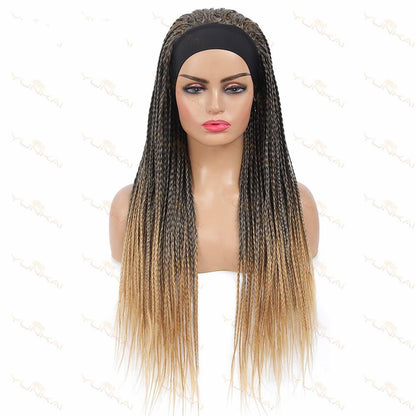 Three-strand Braids Headscarf Wig - JWHL FASHION