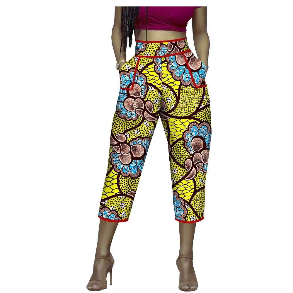 Batik print pencil pants