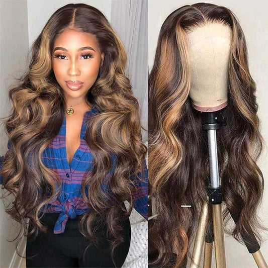 Medium and Long Curly Fashion Big Wave Real 100% Human Hair Wig - JWHL FASHION