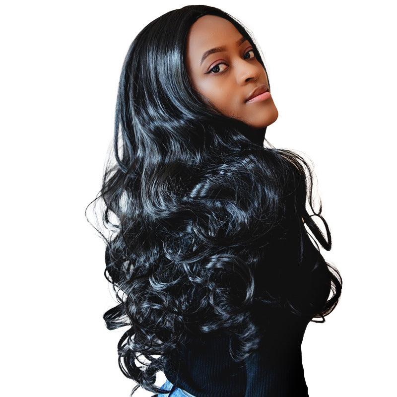 Long Curly Wavy African Chemical Fiber Wig - JWHL FASHION