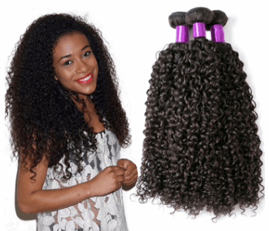 Brazilian Virgin Human Hair Kinky Curly Hair Bundles