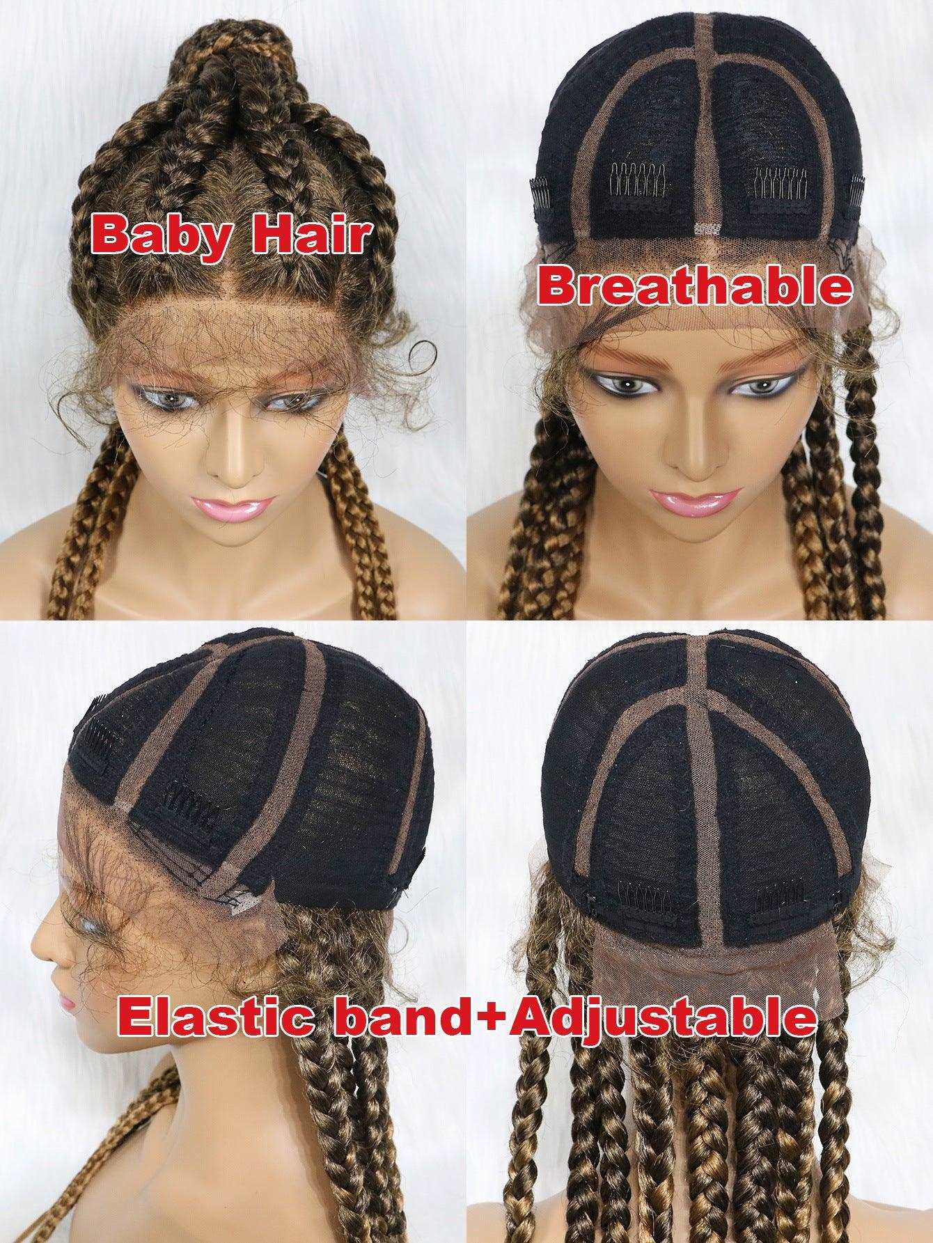 Front Lace Synthetic Braided Wig - JWHL FASHION