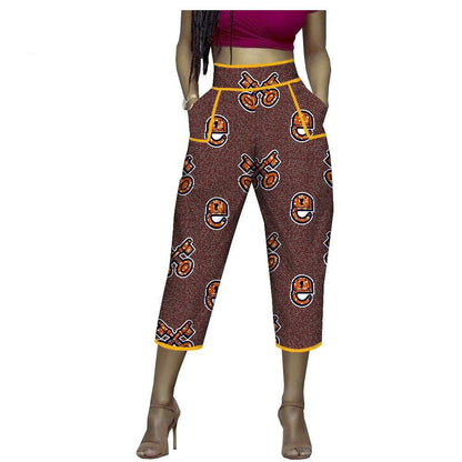 Batik print pencil pants