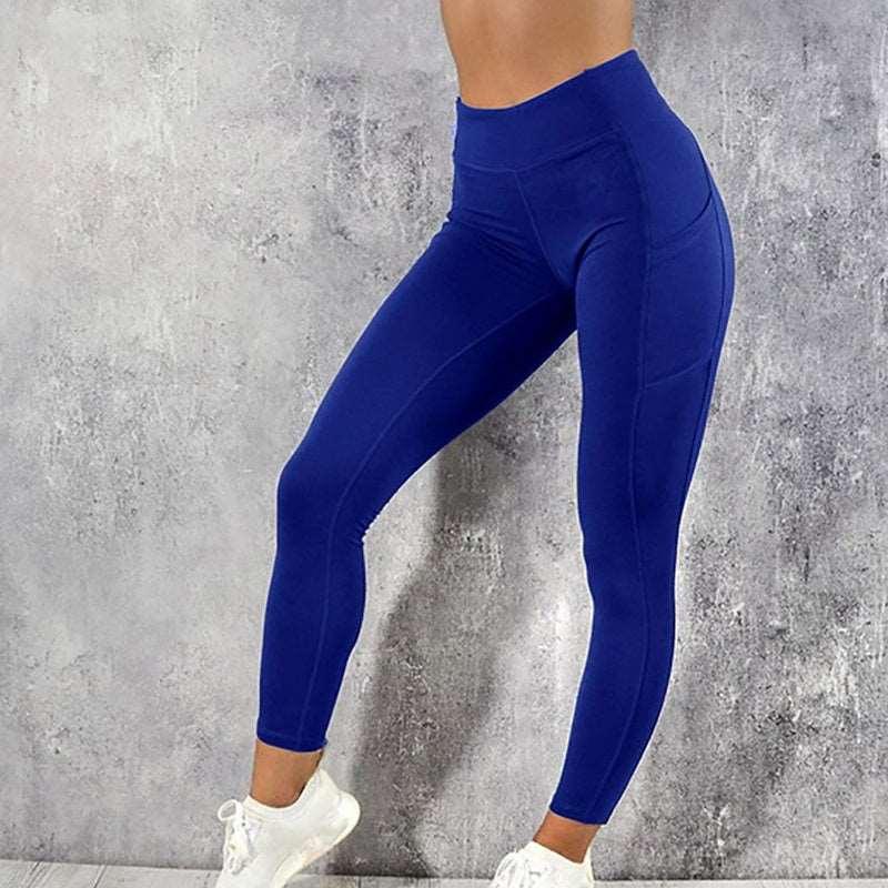 Breathable and moisture-absorbing tight yoga pants