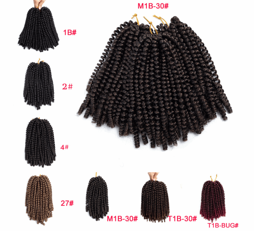 Chemical fiber low-temperature spring crochet braids curtains