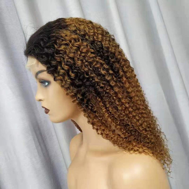 Human Hair Wig Kinky Curly - JWHL FASHION