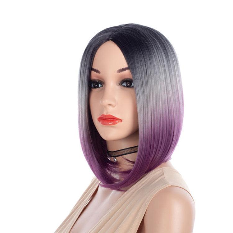 Gradient Curl Spell Spot Hair Synthetic Wig - JWHL FASHION