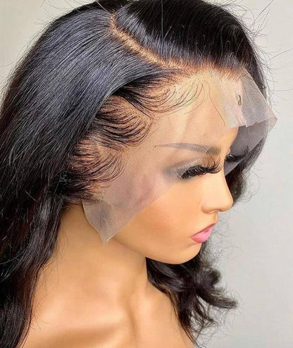 Pre Plucked Hairline 13x4 Body Wave Front Lace Human Hair Wig - JWHL FASHION