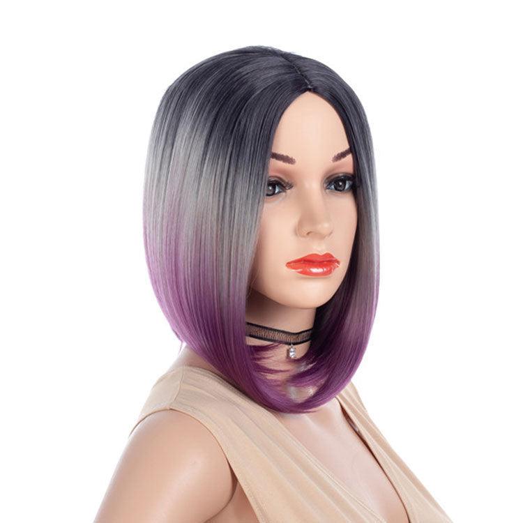 Gradient Curl Spell Spot Hair Synthetic Wig - JWHL FASHION