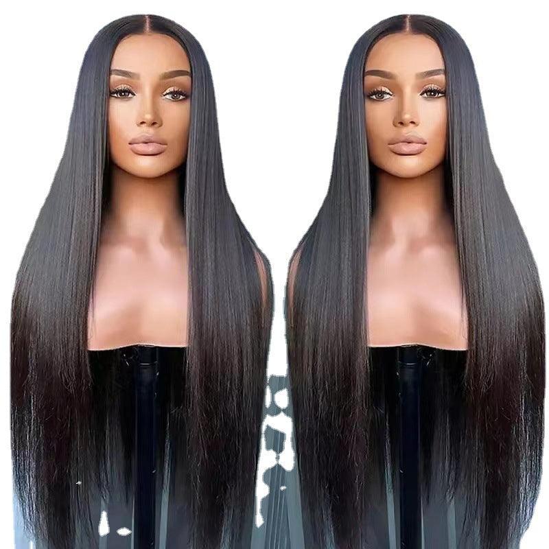 Hand-woven Straight Long Hair 13X4 Synthettic Wig - JWHL FASHION