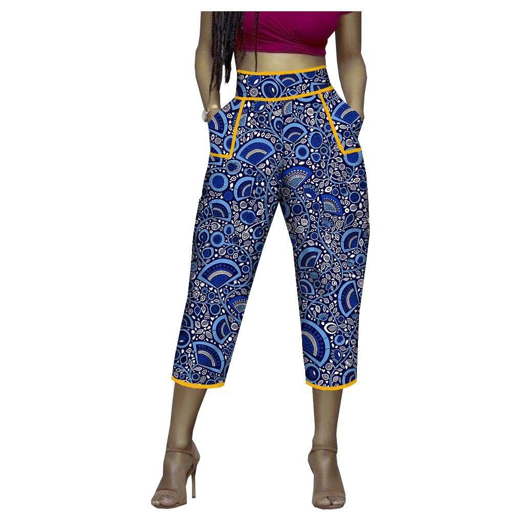 Batik print pencil pants