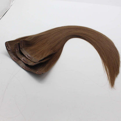 Clips-in human hair extension