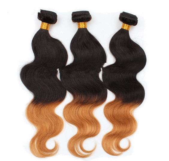 Brazilian Two-Tone Gradient Color Hair Bundles