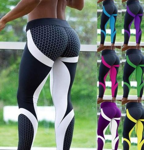 Yoga Fitness Leggings, Slim Tights Sports Pants