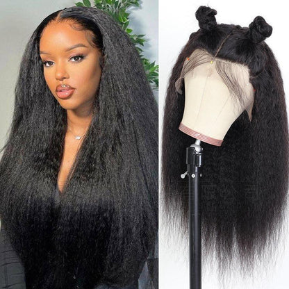 Yaki Straight Hair 13X4T-Part Lace Synthetic Wig - JWHL FASHION