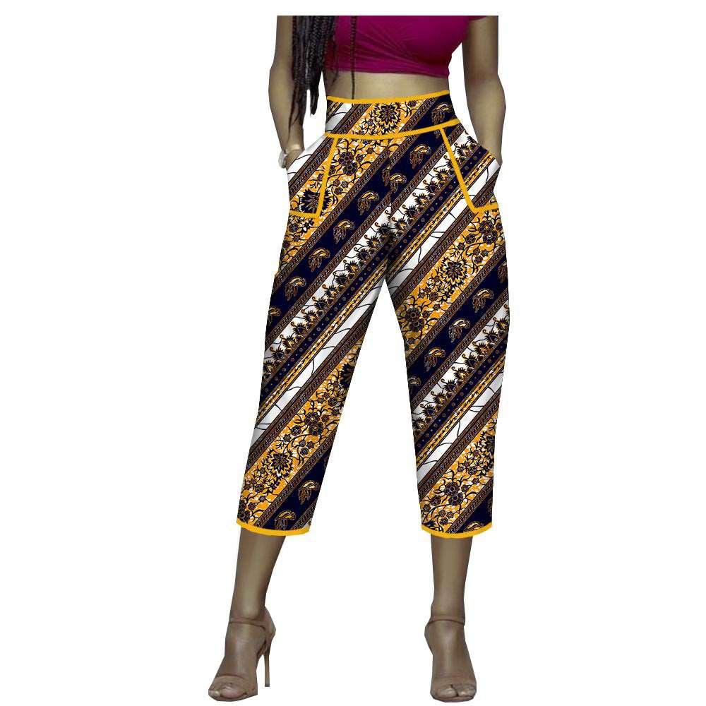 Batik print pencil pants