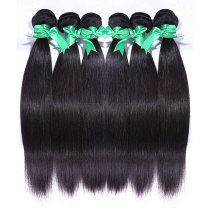 4X4 Hair block Indian Hair Straight Natural Color Real Human Hair Weave Extension