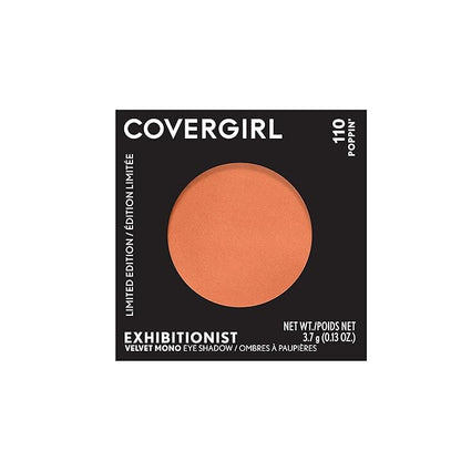 CoverGirl Exhibitionist Velvet Mono Eye Shadow 125, 120, 115, 110, 100