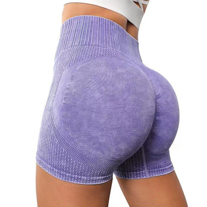 High-waisted Hip-lifting Fitness Pants, Yoga Shorts