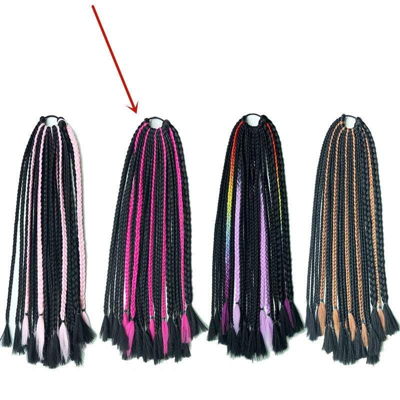 African Braided Hip Hop Colorful Curtains