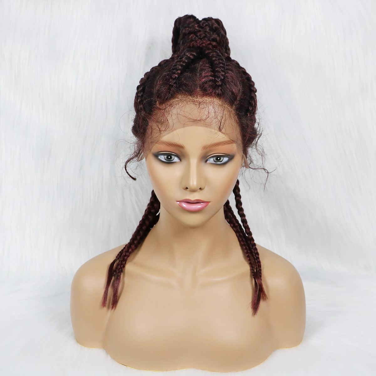 Front Lace Synthetic Braided Wig - JWHL FASHION