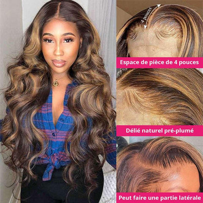 Blonde Body Wave Human Hair Wig