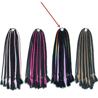 African Braided Hip Hop Colorful Curtains