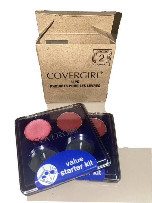 CoverGirl Magnetic Color Pot Starter Kit Rose Quartz & Vintage Wine Lip Shades, 2 Count