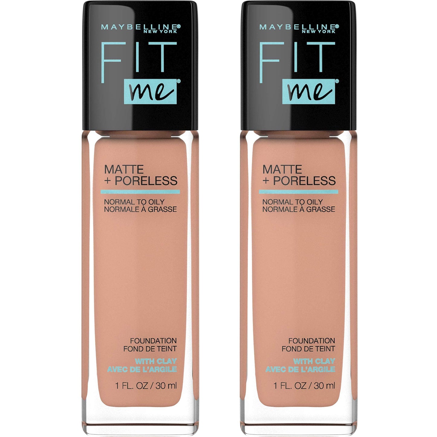 Maybelline Fit Me Matte + Poreless Liquid Foundation Makeup 242, 335, 362 (Pack of 1)