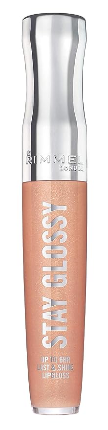 Rimmel Stay Glossy Lip Gloss - Non-Sticky and Lightweight Formula for Lip Color and Shine