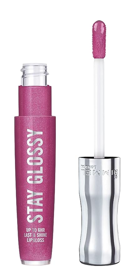 Rimmel Stay Glossy Lip Gloss - Non-Sticky and Lightweight Formula for Lip Color and Shine