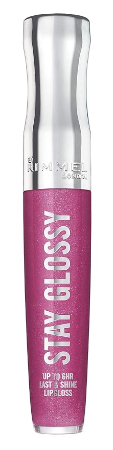 Rimmel Stay Glossy Lip Gloss - Non-Sticky and Lightweight Formula for Lip Color and Shine