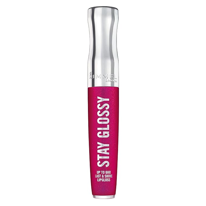 Rimmel Stay Glossy Lip Gloss - Non-Sticky and Lightweight Formula for Lip Color and Shine