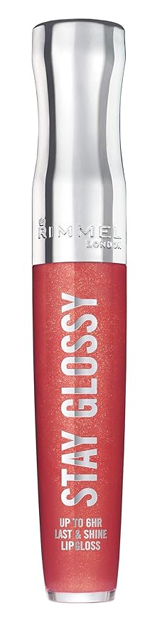 Rimmel Stay Glossy Lip Gloss - Non-Sticky and Lightweight Formula for Lip Color and Shine