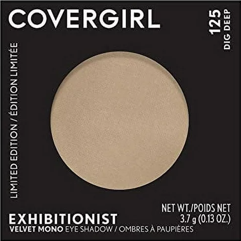 CoverGirl Exhibitionist Velvet Mono Eye Shadow 125, 120, 115, 110, 100