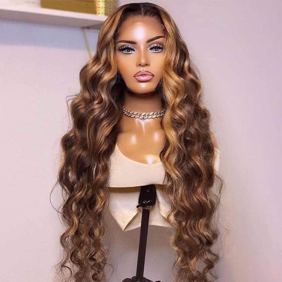 Blonde Body Wave Human Hair Wig - JWHL FASHION