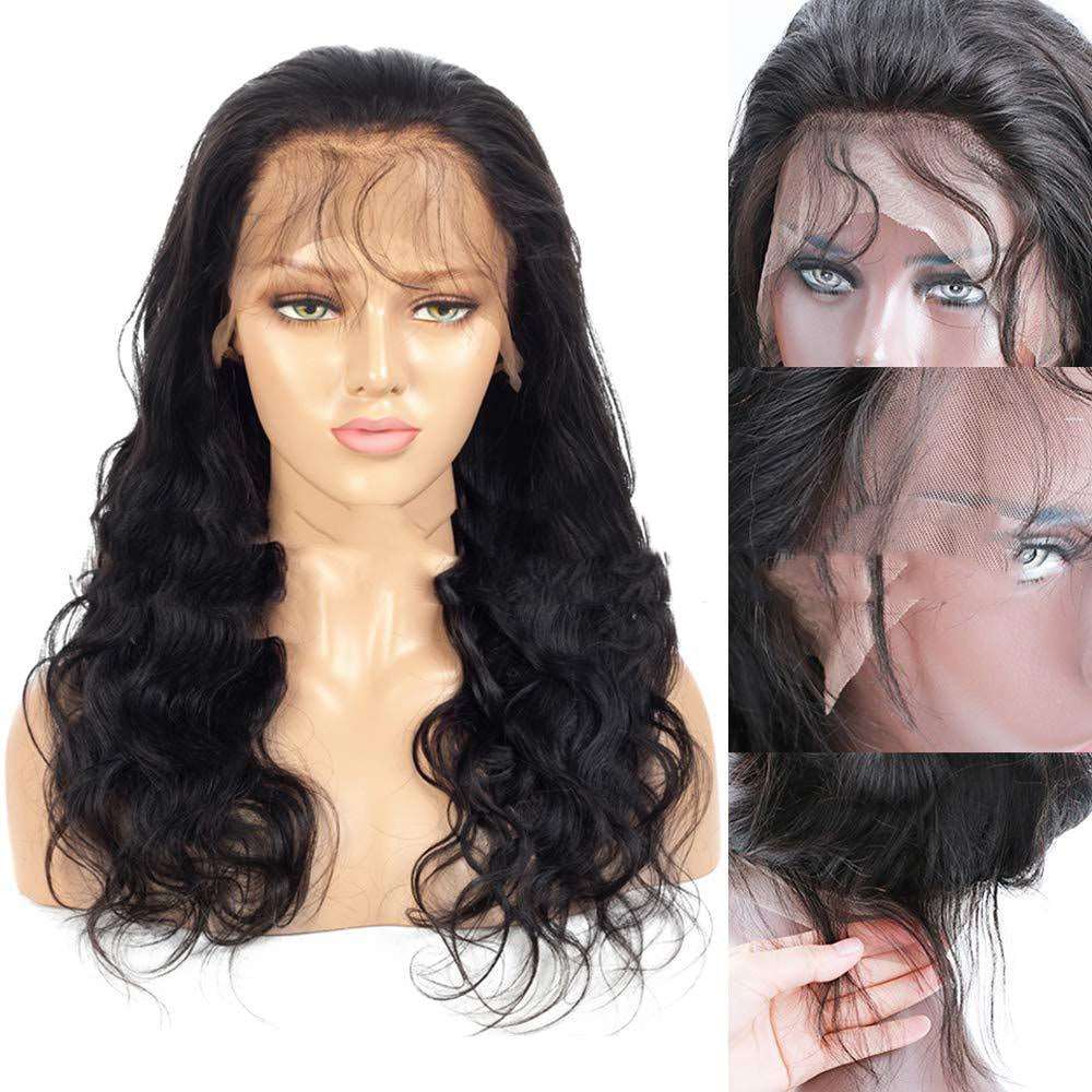 Front Lace 10a Human Hair Wig Body Wave - JWHL FASHION