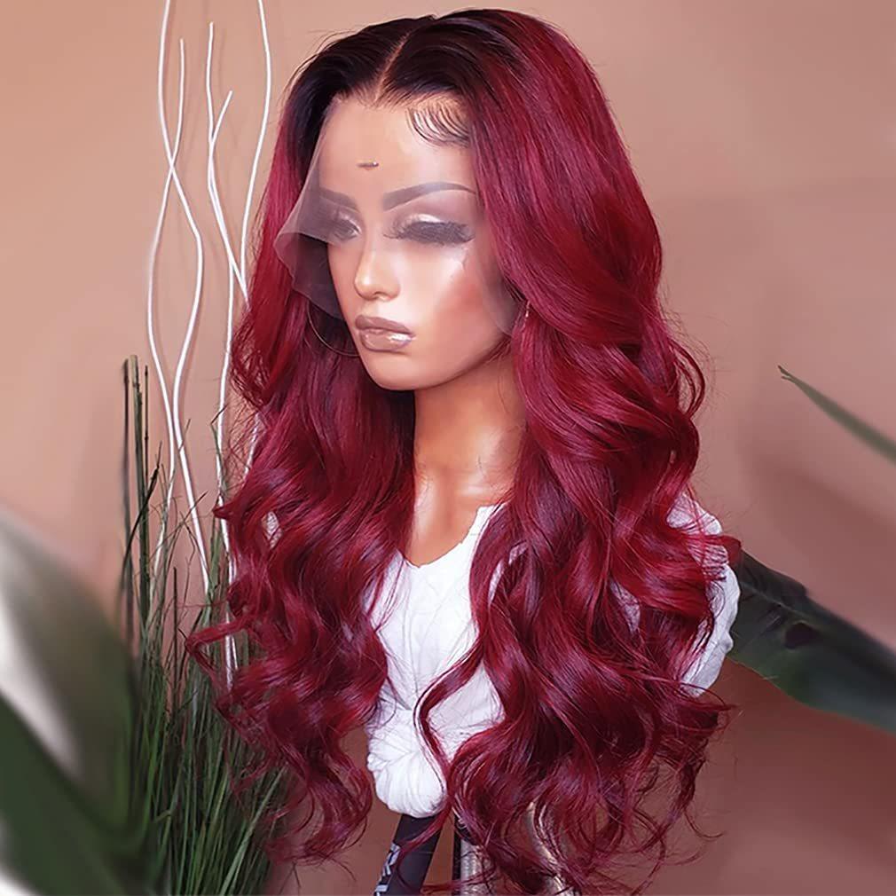 Medium Gradient Color Large Wave Synthetic Wig - JWHL FASHION