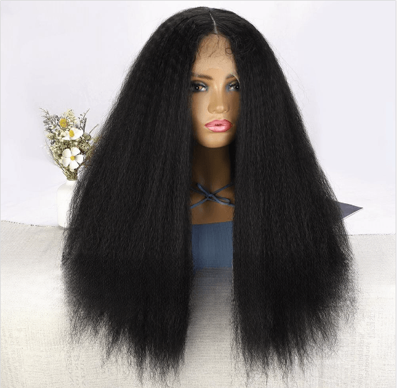 Yaki Straight Hair 13X4T-Part Lace Synthetic Wig - JWHL FASHION